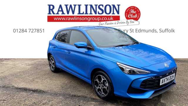 MG Motor UK MG3 Hybrid Trophy Hybrid Battersea Blue