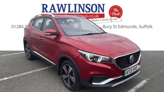 MG Motor UK ZS Exclusive Ev Electric Red
