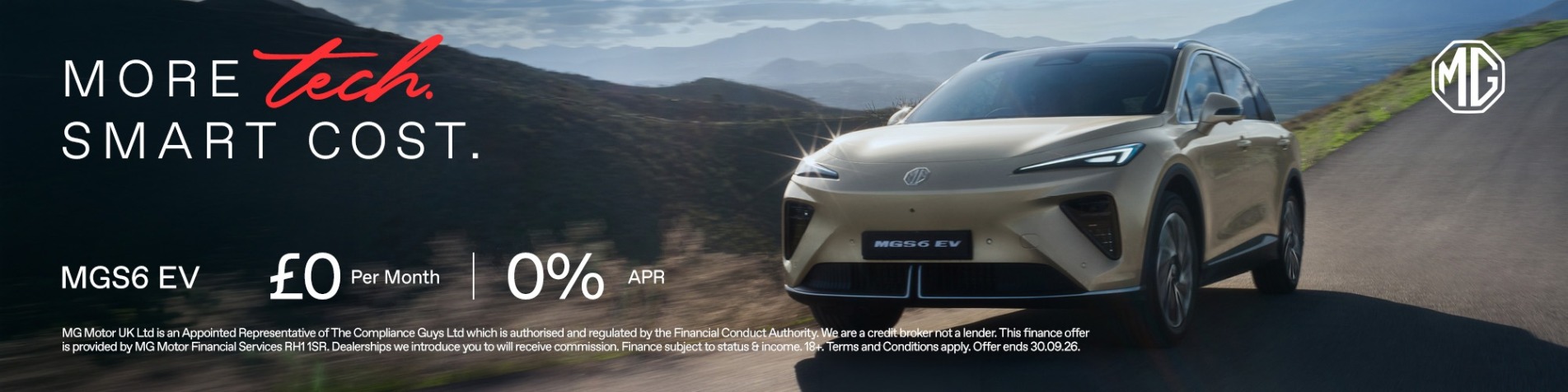 MG S6 EV Q3 Banner