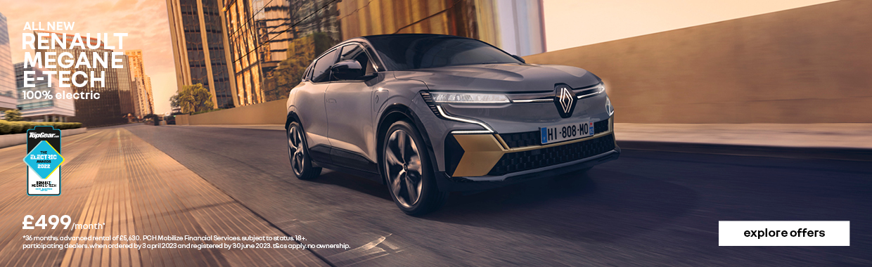 New Renault All New Megane E-Tech 100% electric