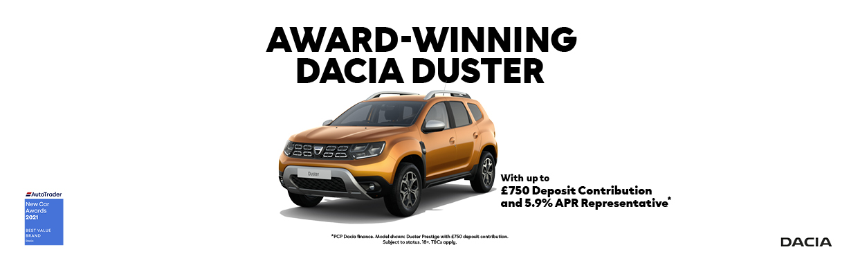 Dacia New Duster special offer